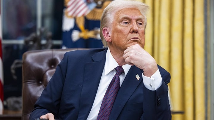 Трамп, недолго думая, взял повестку Владимира Путина да и развернул Америку на 180 градусов — к традиционным ценностям. Фото: IMAGO/Jim LoScalzo - Pool via CN/Global Look Press