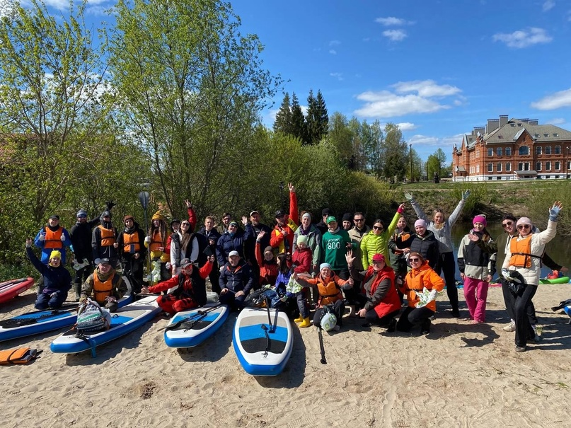 Волонтеры «Раздельно» на эко-сплаве