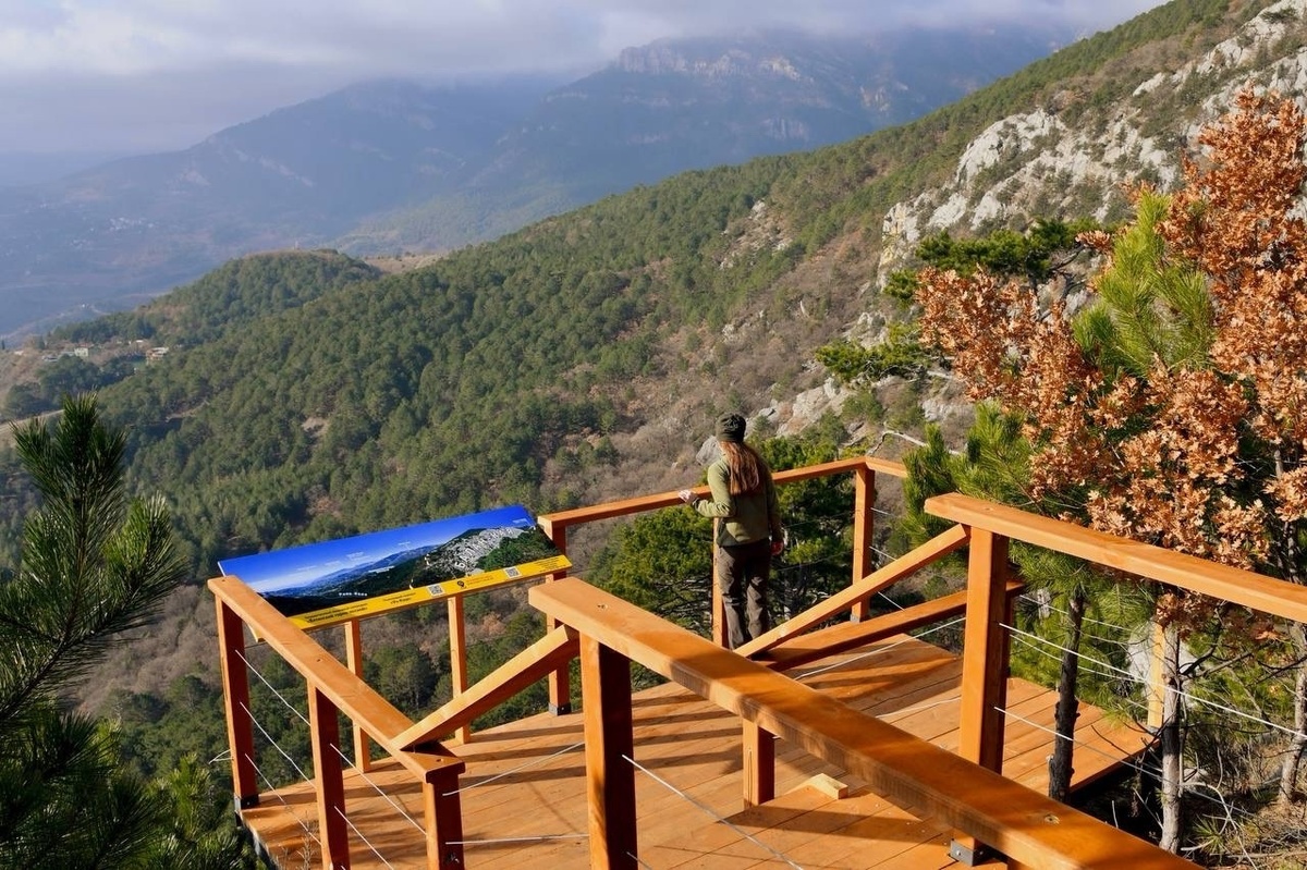 Пешеходный маршрут через ущелье Уч-Кош // Фото со страницы ФГБУ «Заповедный Крым» в ВК