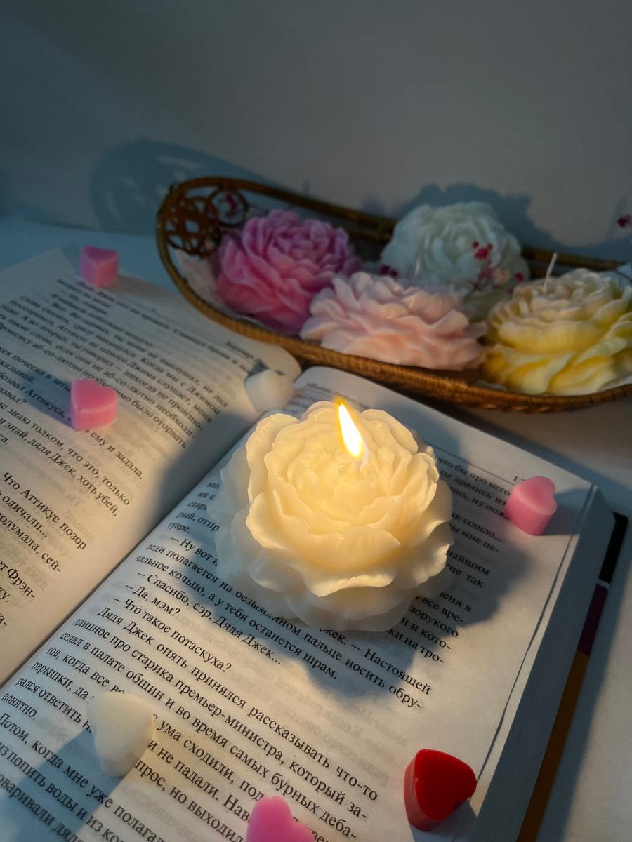 Свеча «Пион»