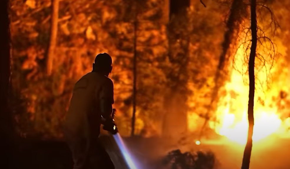 Тушение пожара