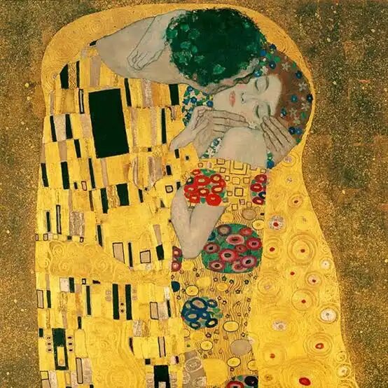 "Поцелуй" Густав Климт, 1908 г. 
