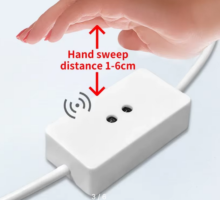 Вот такой вот датчик установлен на ленте. Питание ленты - 5в.