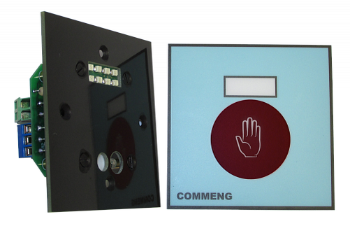 Электронный блок и защитная пленка инфракрасного датчика Commeng CR CS-1704. Источник изображения [1].