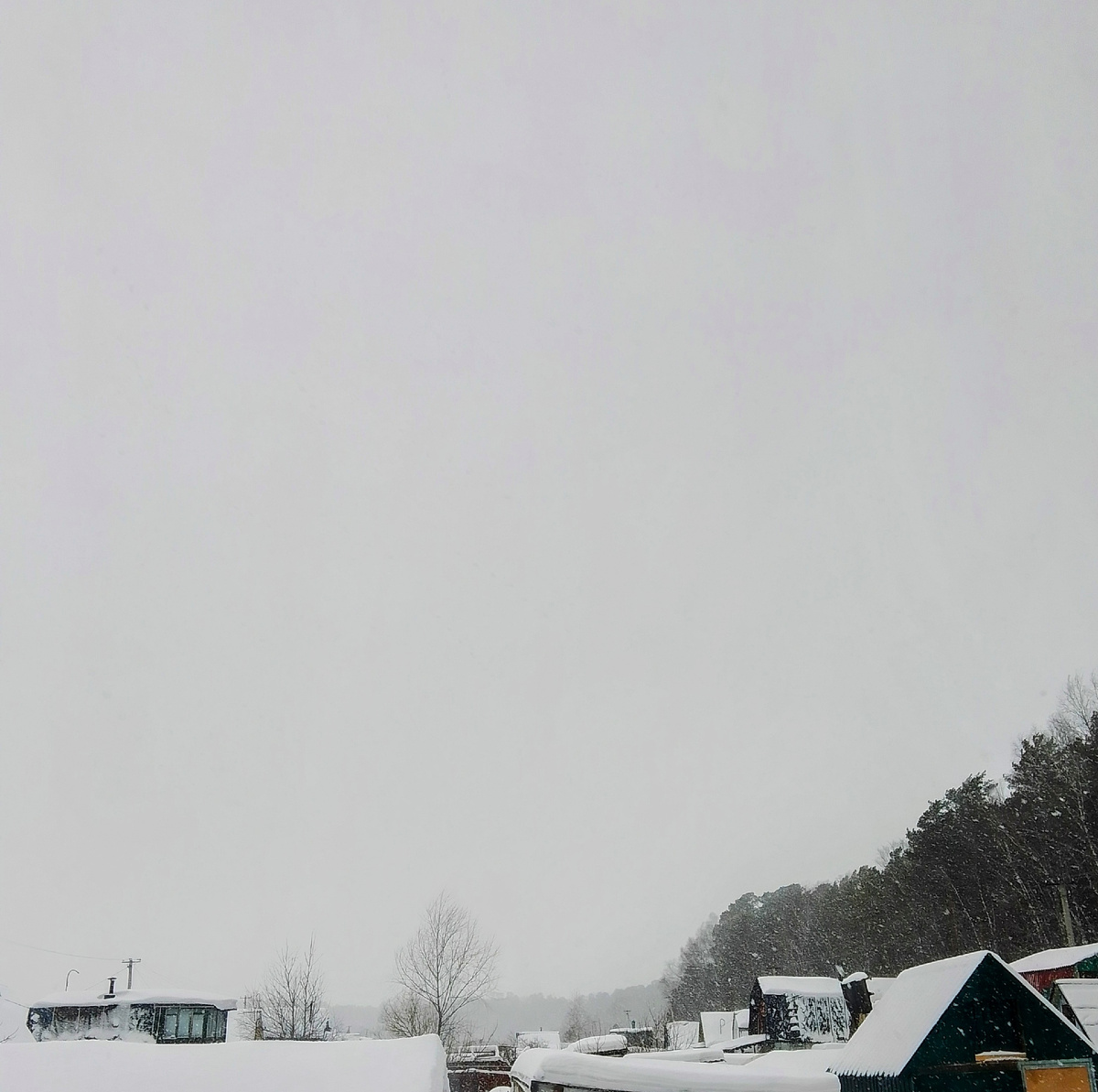 Небо затянуло