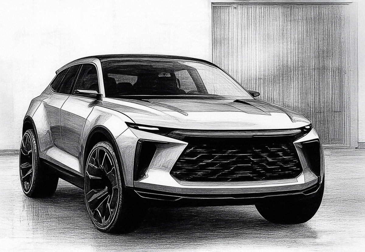 Так могу выглядеть будущие модели Ford, которые пообещали сделать похожими на Porsche. Фото: изображение сгенерировано нейросетью
