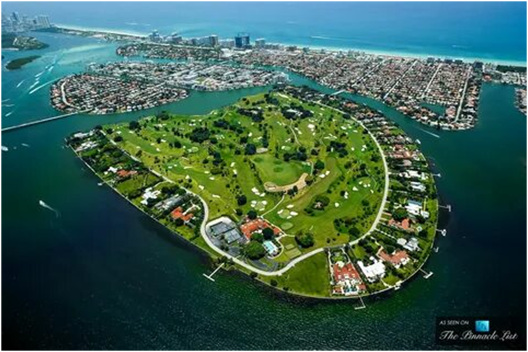 Искусственный остров Индиан-Крик в Майами — место, где живут миллиардеры