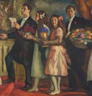 Леонид Пастернак. Поздравление (Дети художника - Борис, Лидия, Жозефина, Александр). 1914. Картинка взята отсюда: https://my.tretyakov.ru/app/masterpiece/20102