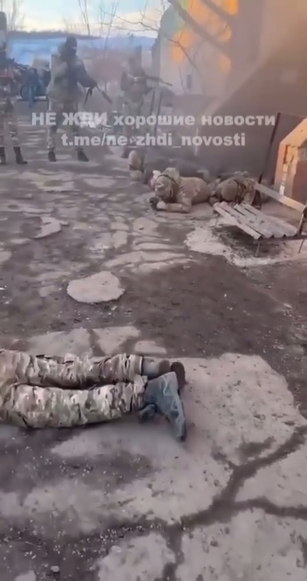    Задержание командира штурмовой роты 55-й мотострелковой бригады. Кадр видео с Telegram-канала "Не жди хороших новостей"