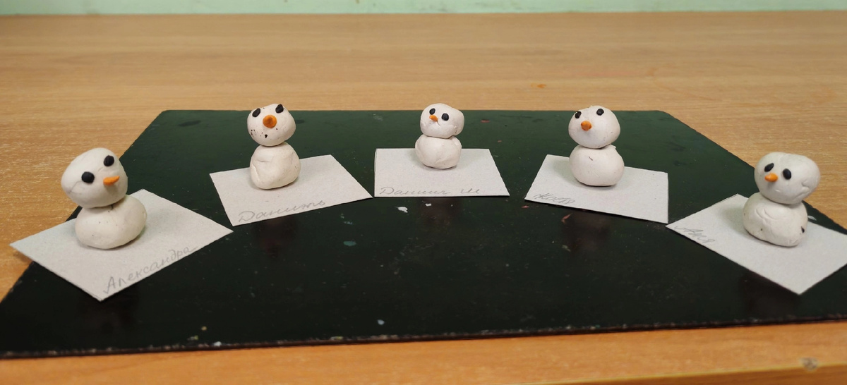 Снеговик в яслях