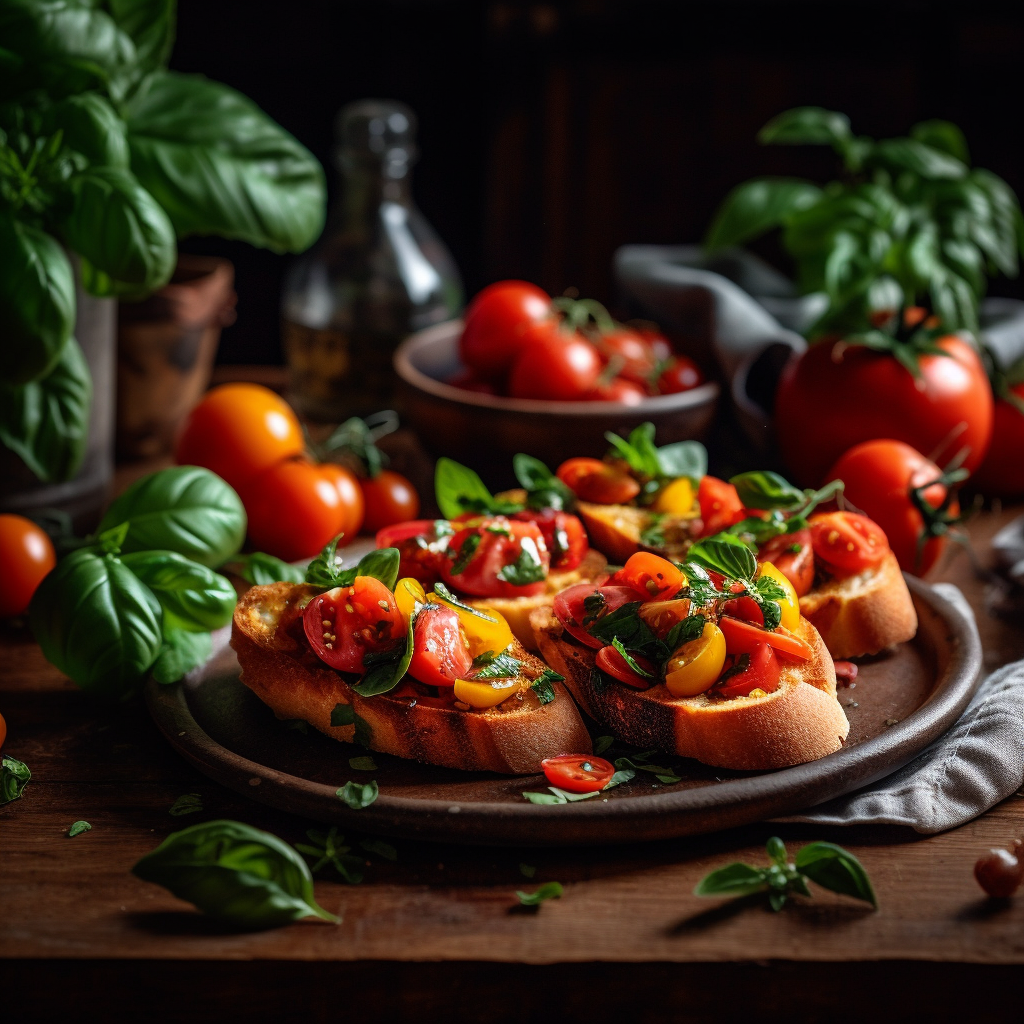    Брускетта с помидорами и базиликом: легкий рецепт итальянской закуски для вашего стола Тот самый повар