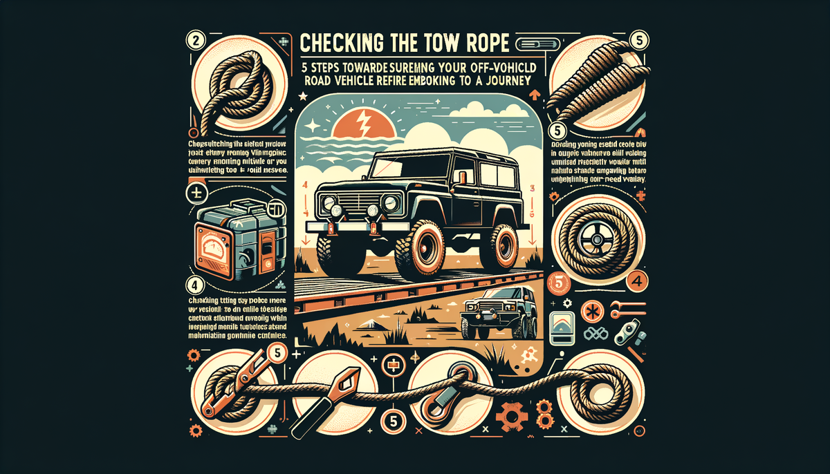 Проверка состояния буксировочного троса: 5 шагов к безопасности вашего внедорожника перед путешествием