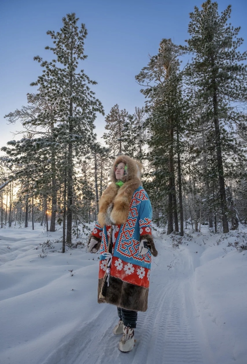 Женская традиционная одежда ханты. Фото: Сергей Крылов