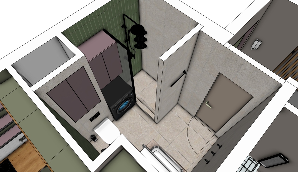 Эскиз санузла 