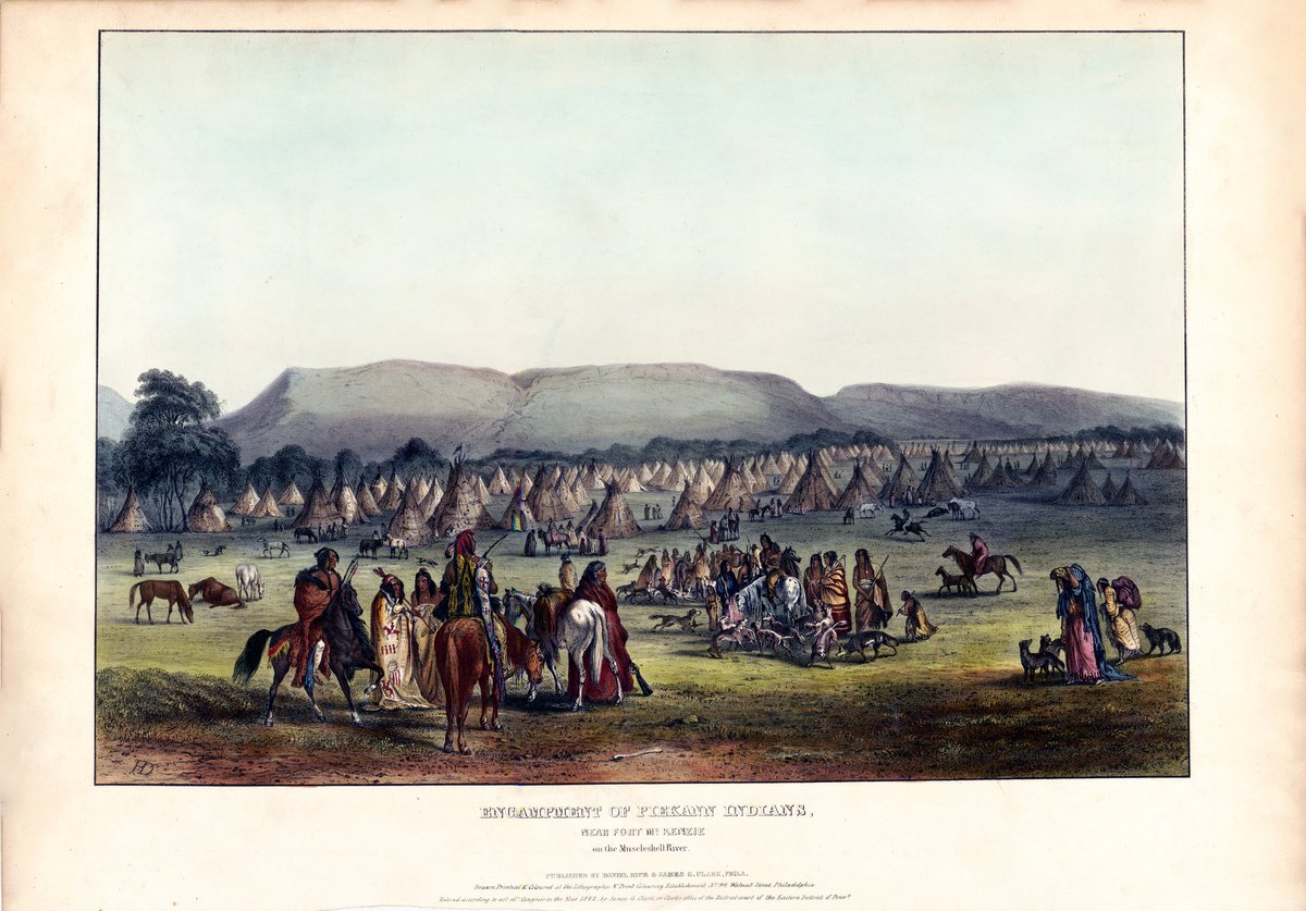     Лагерь пиеганов / Gettyimages.ru / HUM Images / Universal Images