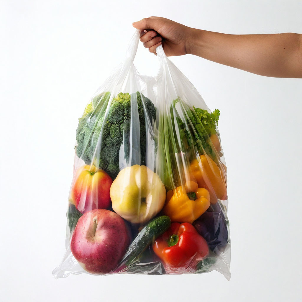 На рынке бывают разные пакеты. Мне нравятся полупрозрачные! Хотя встречаются те, что видел в детстве: белые с черными полосами и, кажется, дамой в шляпе по центру.