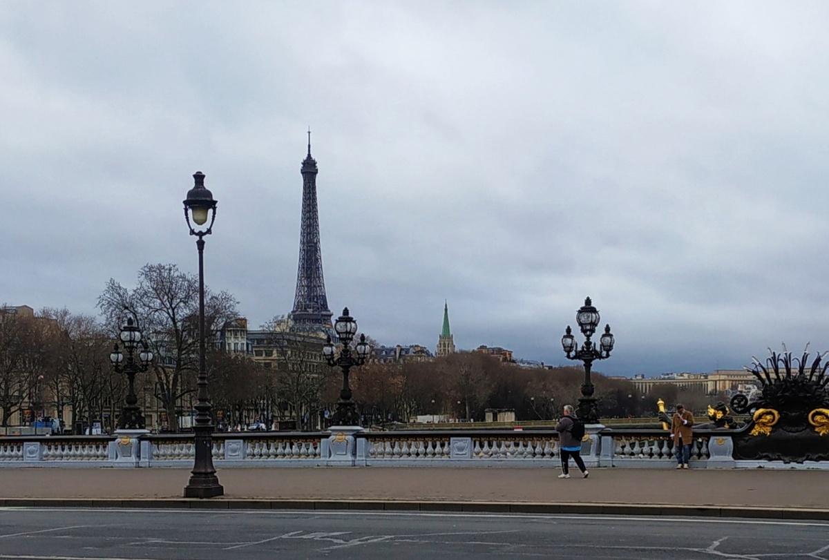 Зимний Париж