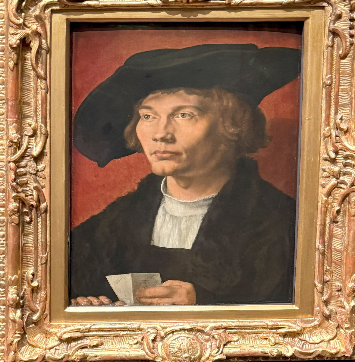 Портрет молодого человека (Бернхарта фон Ризена), Альбрехт Дюрер, 1521