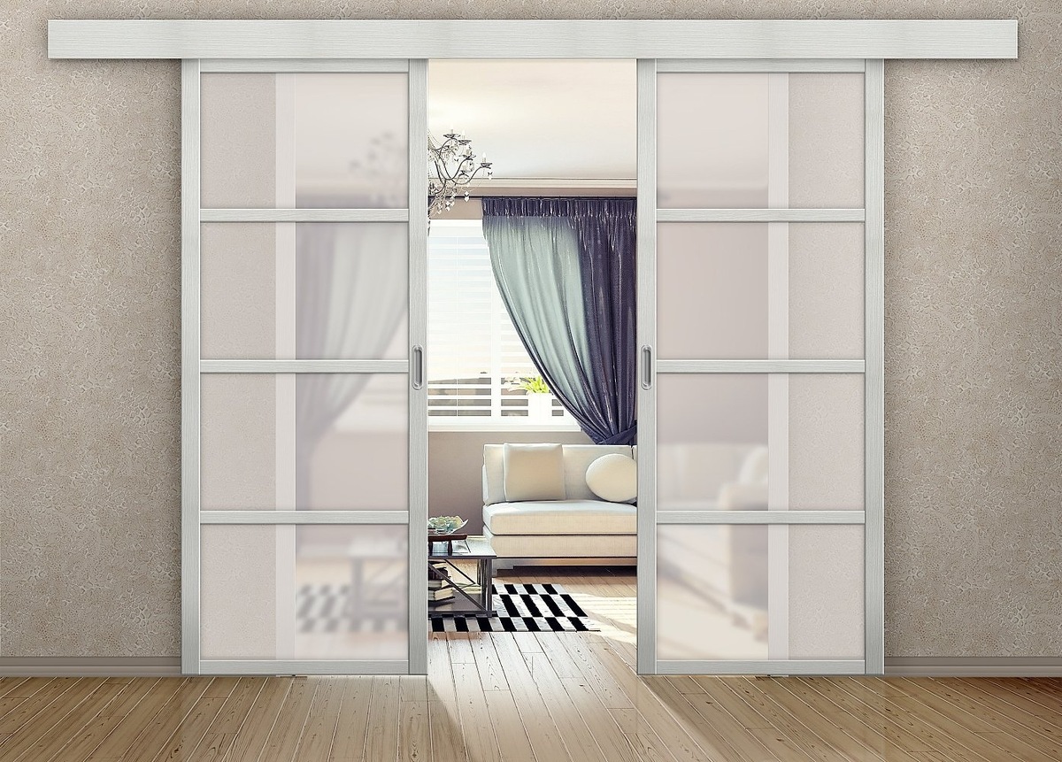 Раздвижные двери в интерьере (фото: www.alyans-37.ru)