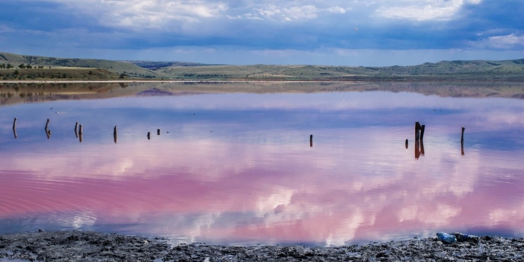 #ОколоКерчи - Курортное, Чокракское розовое озеро, Караларский природный парк