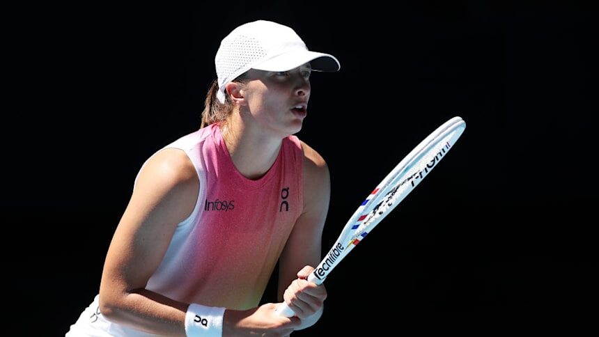 Ига Швентек прежде ни разу не доходила до финала на Australian Open (2025 Getty Images)