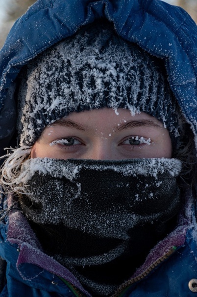 Я после прогулки по лесу в морозы -30 =)