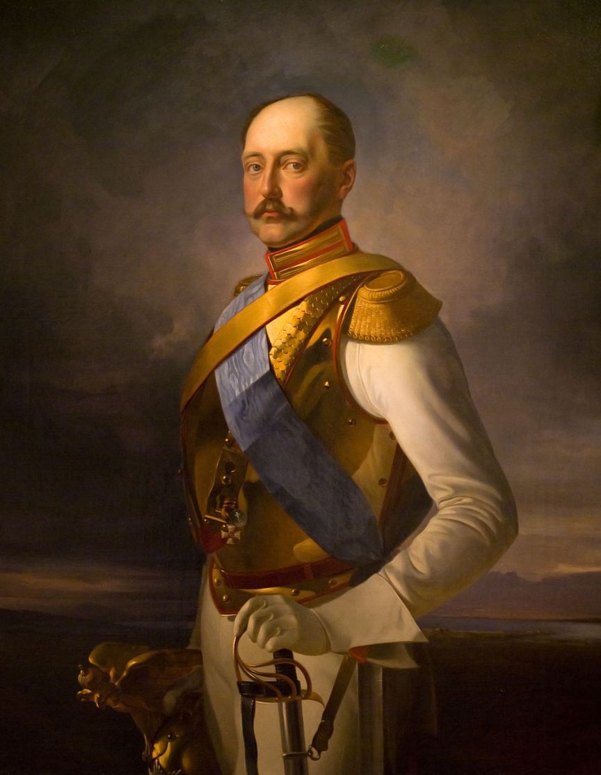 Император Николай I в парадной форме лейб-гвардии Конного полка. Портрет работы Владимира Сверчкова