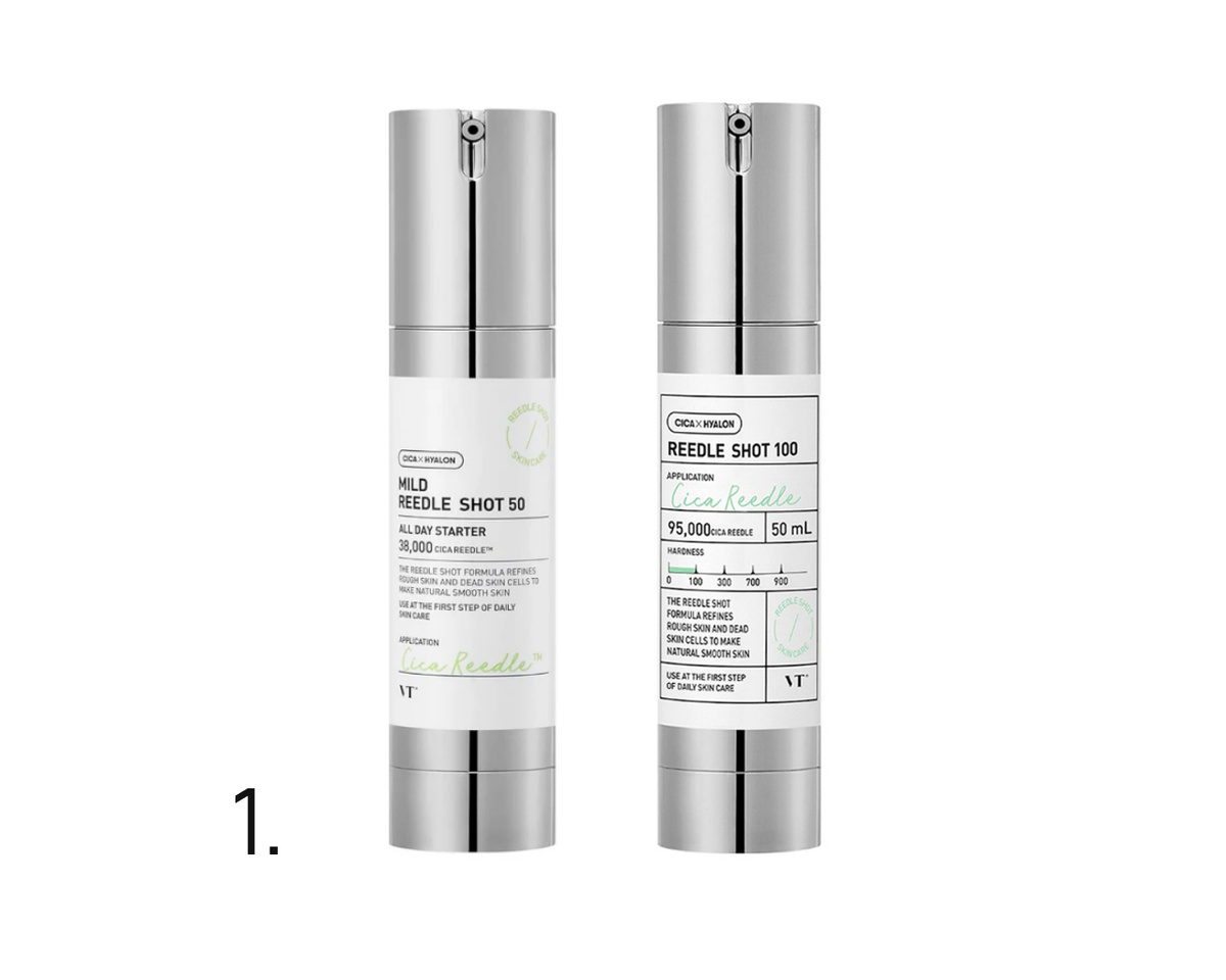 VT Cosmetics Reedle Shot 50 и 100 — разница в количестве спикул, цена ≈ 3500₽