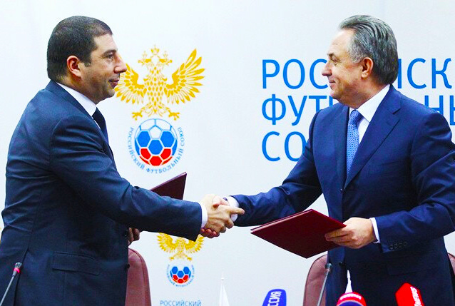 Армен Саркисян и Игорь Мутко