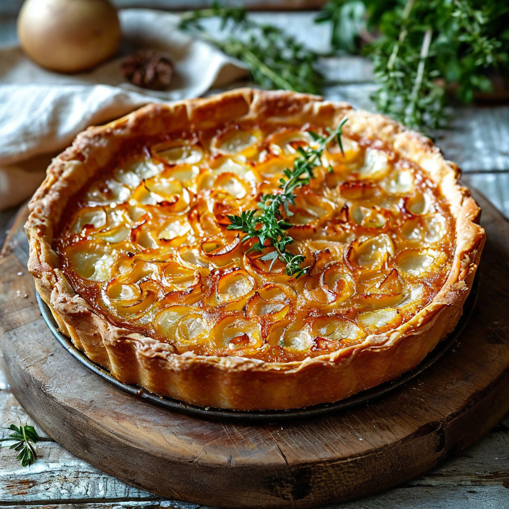 Луковый пирог 