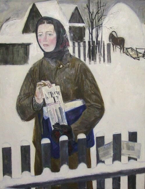 «Первый снег», Евгений Иванович Щербинин 