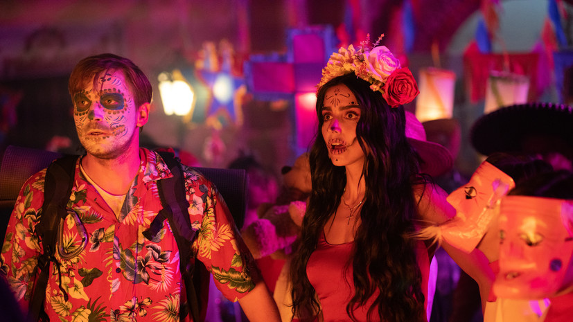     Александр Петров и Барбара де Рехиль. Кадр со съёмок фильма «Василий»  Пресс-служба Кинопоиска