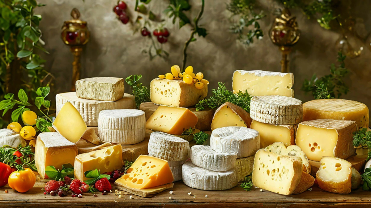 Разные сорта сыра