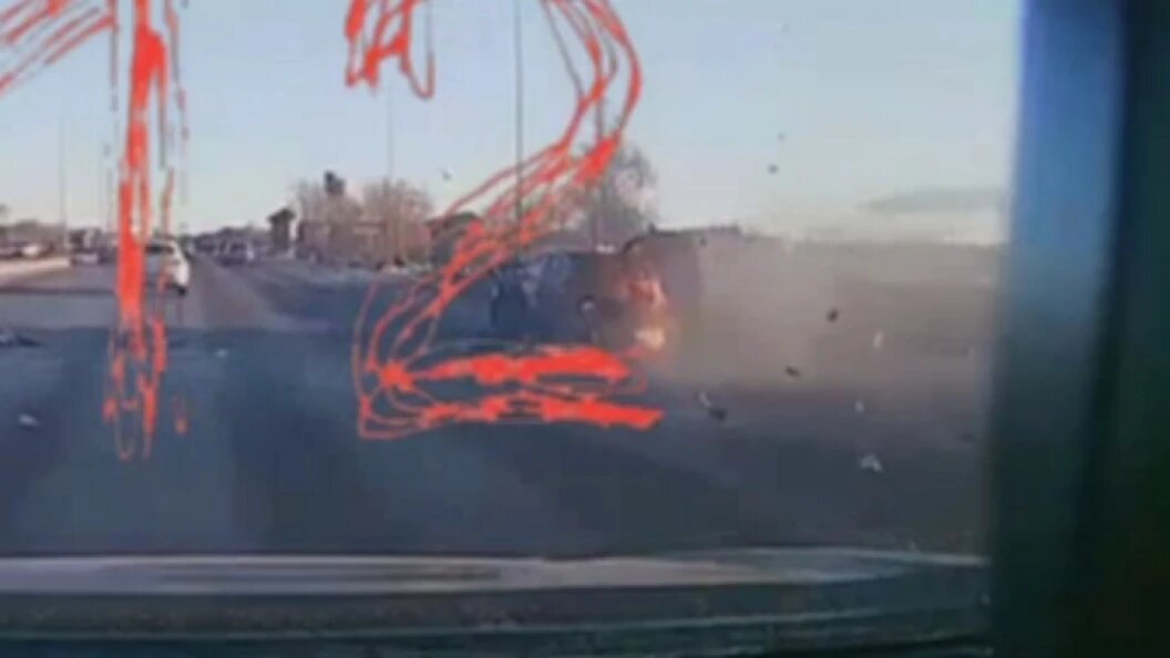    ФОТО: кадр видео телеграм-канала "112".