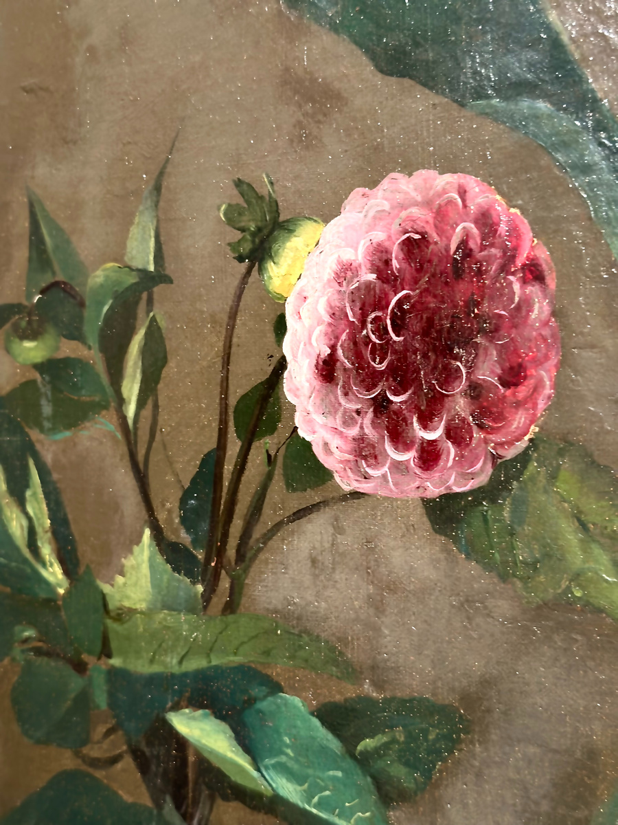 Фрагмент картины Портрета отца с дочерью. Фото автора