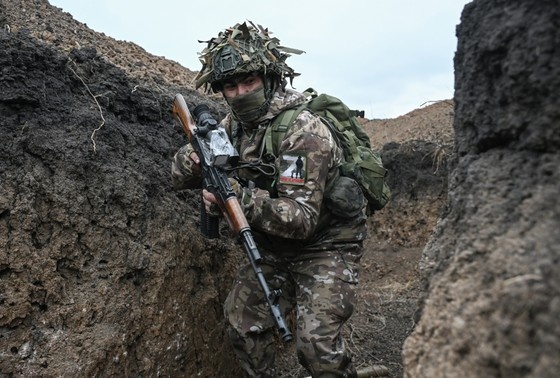    Военнослужащий ВС РФ в зоне СВО