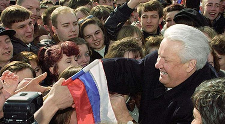 Борис Ельцин в Белгородской области Фото: Борис Ечин