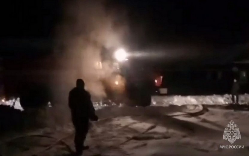    Мужчина и женщина погибли на пожаре в Удмуртии