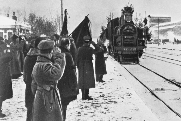 Траурный поезд с телом В.И. Ленина, 1924 год / ТАСС 