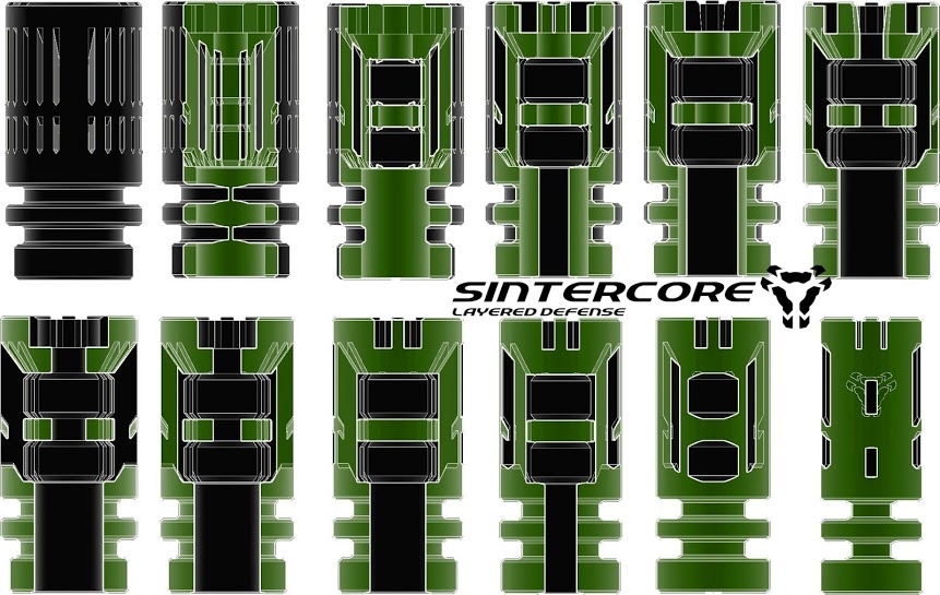 Рисунок, поясняющий конструкцию дульного тормоза Синтеркор