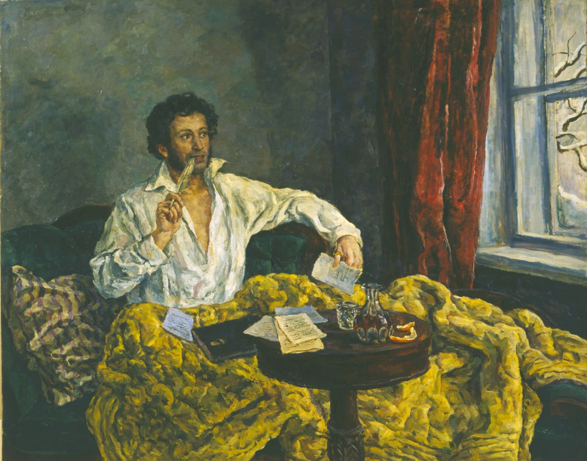 П.П. Кончаловский. Пушкин, сочиняющий стихи. 1937-1944