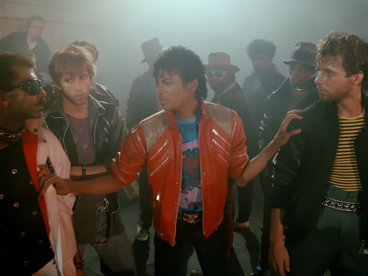 Кадр из клипа Beat It 