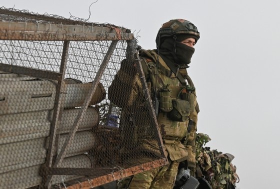    Военнослужащий ВС РФ в зоне СВО