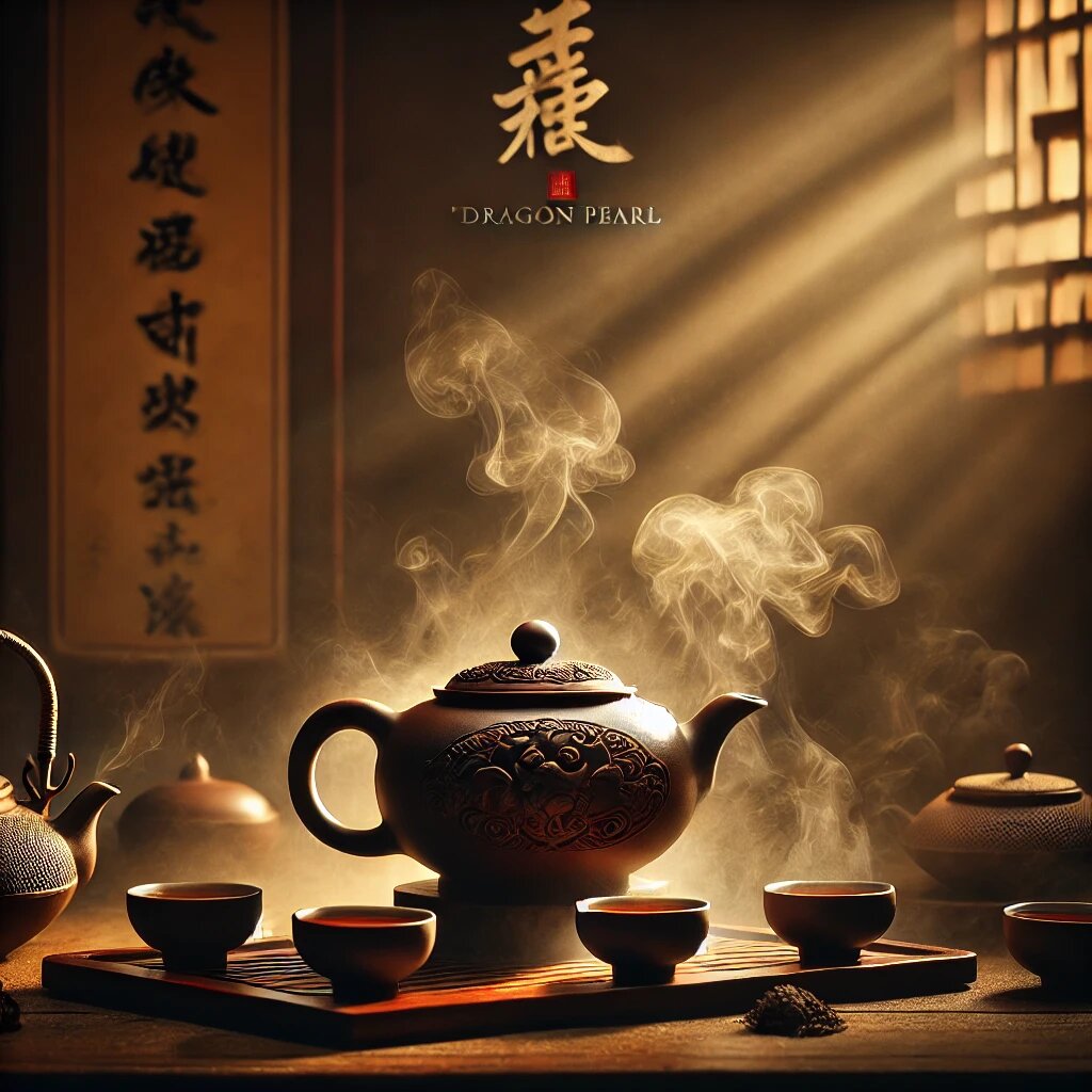 Китайская чайная церемония в изысканной глинянной посуде