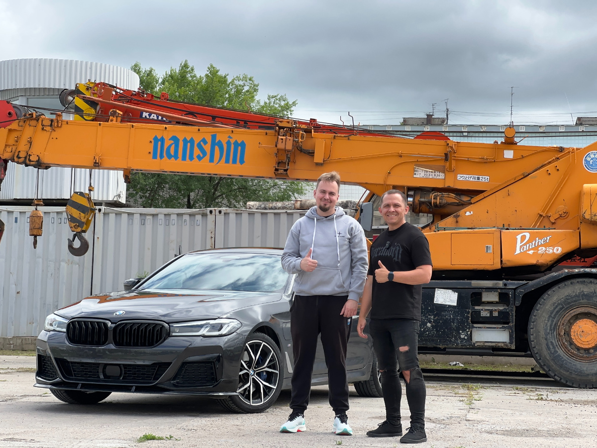 Вручение автомобиля заказчику Роману из Хабаровска 