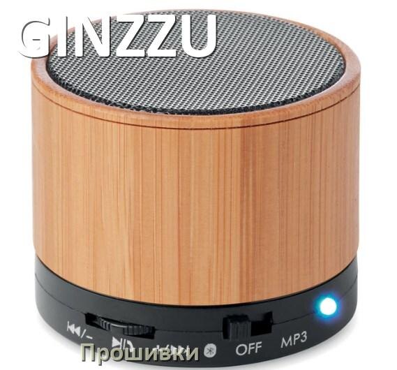 
Прошивки для беспроводной колонки GINZZU скачать русские официальные версии обновления