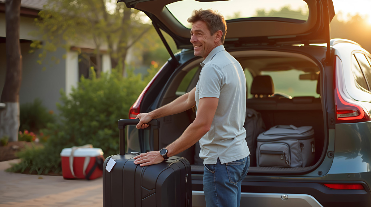 собрался куда-то ехать? — пробурчал мой брат, глядя, как я заталкиваю рюкзак в багажник машины