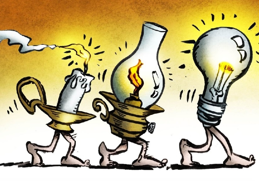 От свечи - до лампы