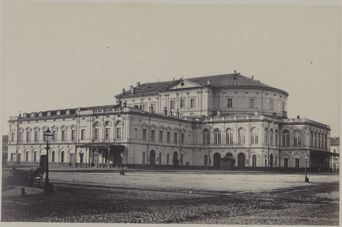 Мариинский театр 1865-1870 гг. Источник фото: commons.wikimedia.org. Автор: Лоренс А.Ф.