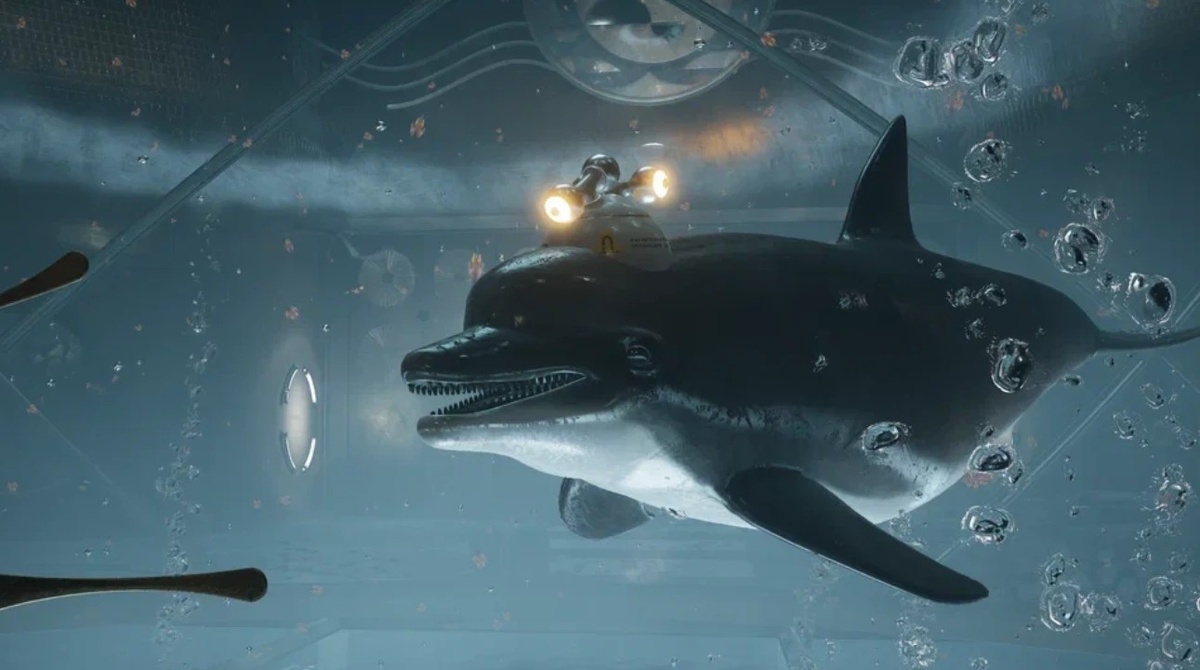 Майор П-3 опускается на дно